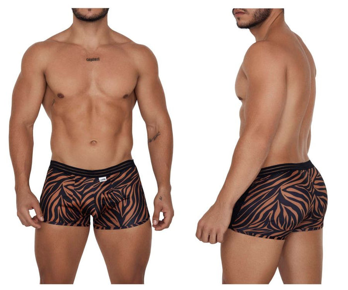 clever moda CandyMan 99701 Lounge Pajama Trunks Color Animal Print