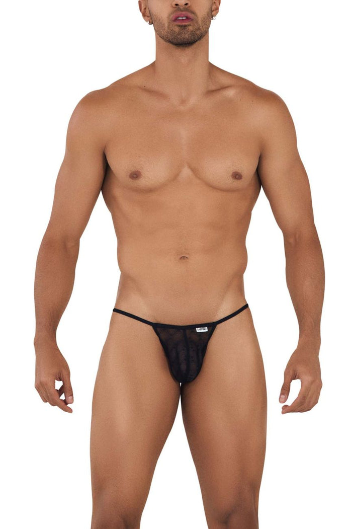 Clever Moda CandyMan 99709 Micro Lace Jockstrap Color Black