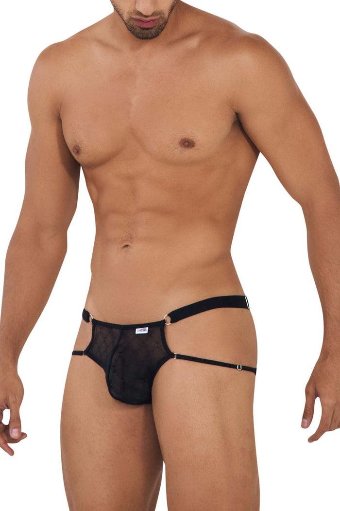 Clever Moda CandyMan 99730 Lace Jockstrap Color Black
