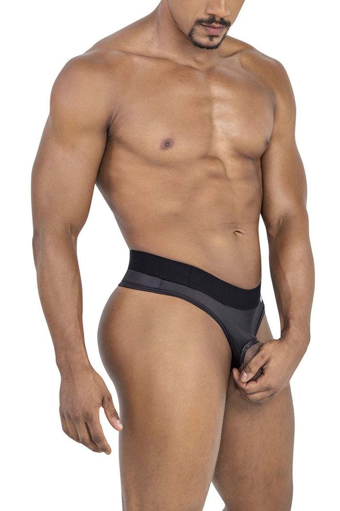 Clever Moda CandyMan 99781 Protuder Thongs Color Black