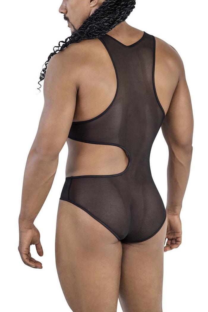 Clever Moda CandyMan 99788 Mesh Bodysuit Color Black