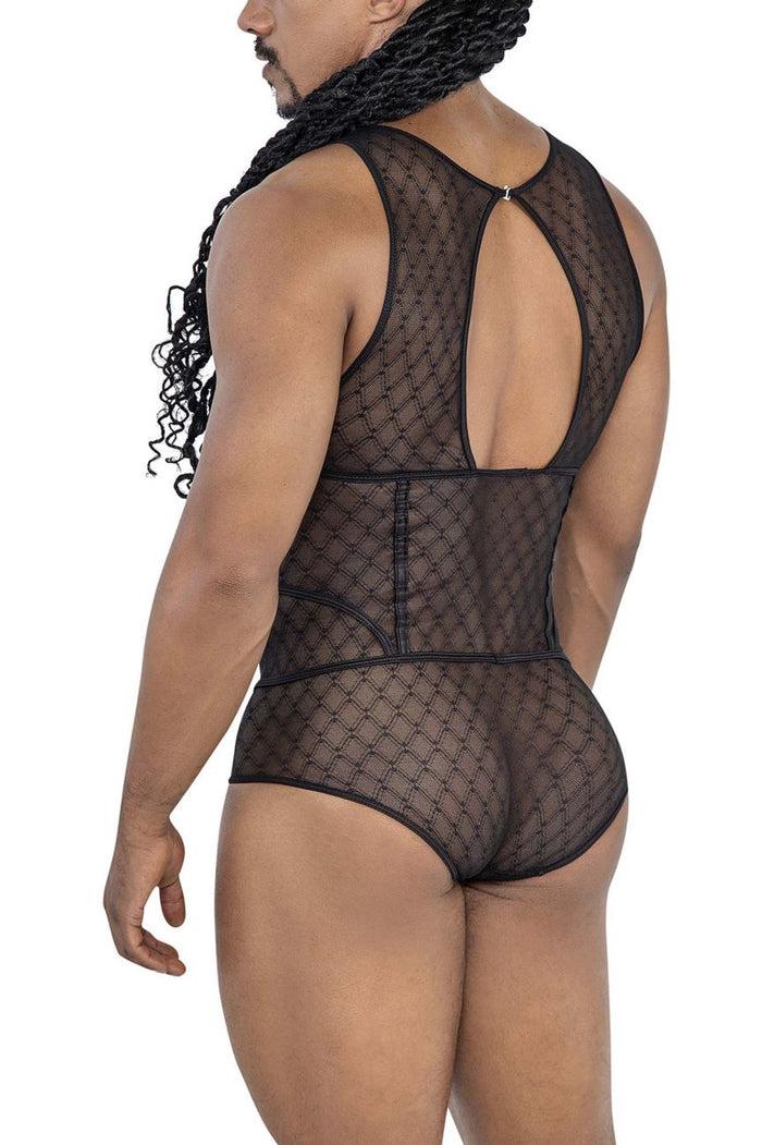 Clever Moda CandyMan 99794 Mesh Bodysuit Color Black