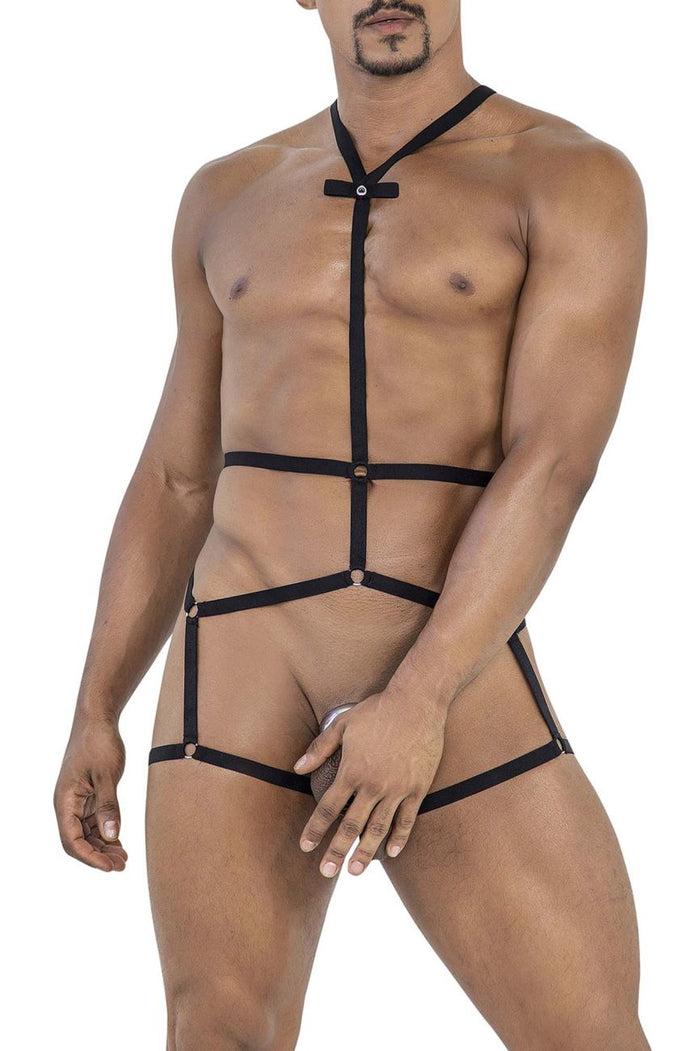 Clever Moda CandyMan 99797 String Bodysuit Color Black