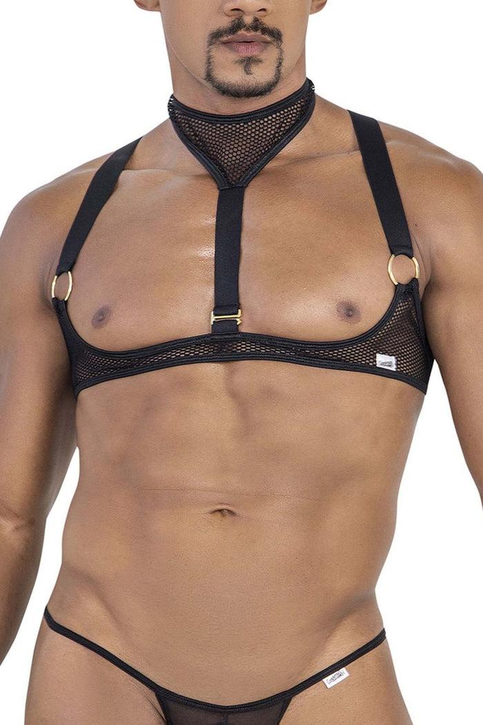 Clever Moda CandyMan 99809 Mesh Harness Color Black