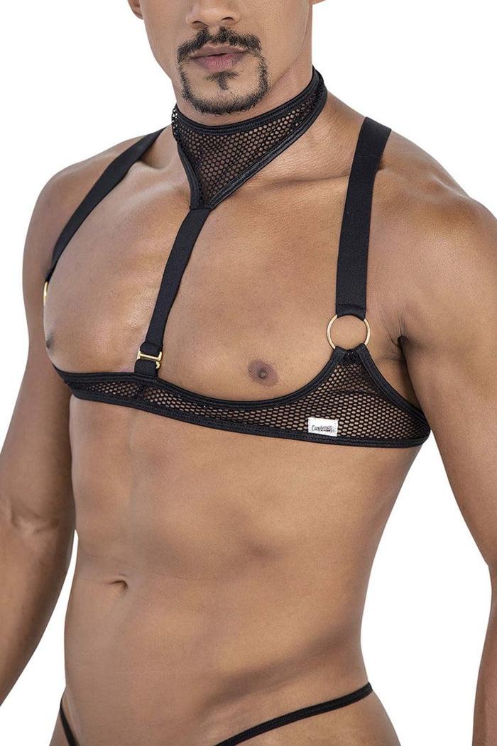 Clever Moda CandyMan 99809 Mesh Harness Color Black