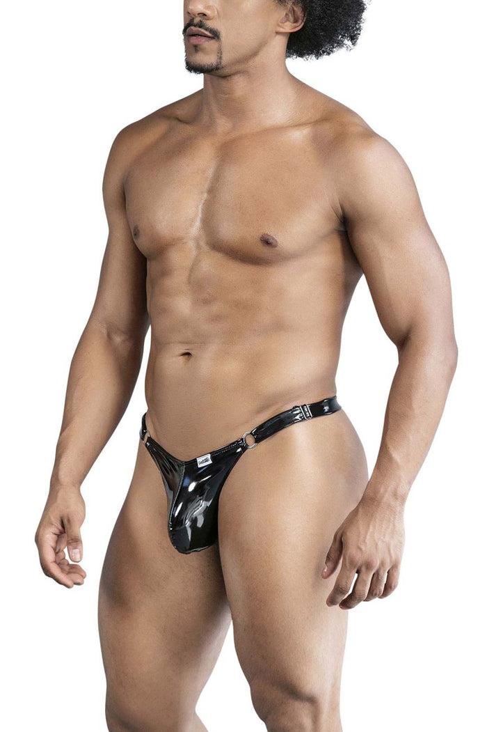Clever Moda CandyMan 99819 Dom Thongs Color Gloss Black