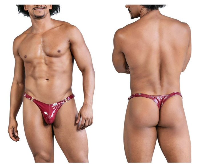 clever moda CandyMan 99819 Dom Thongs Color Gloss Wine