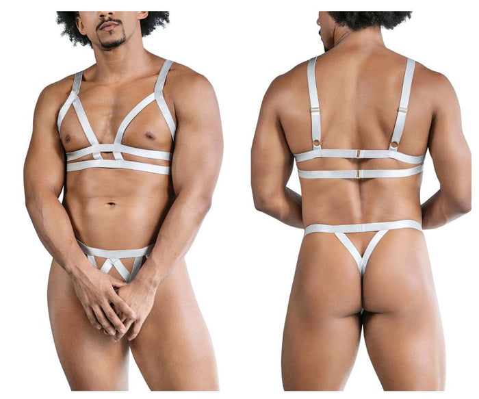 clever moda CandyMan 99822 Two Piece Outfit Color Gray