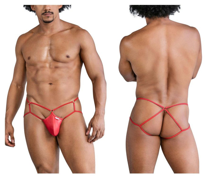 clever moda CandyMan 99831 Cage Jockstrap Color Red