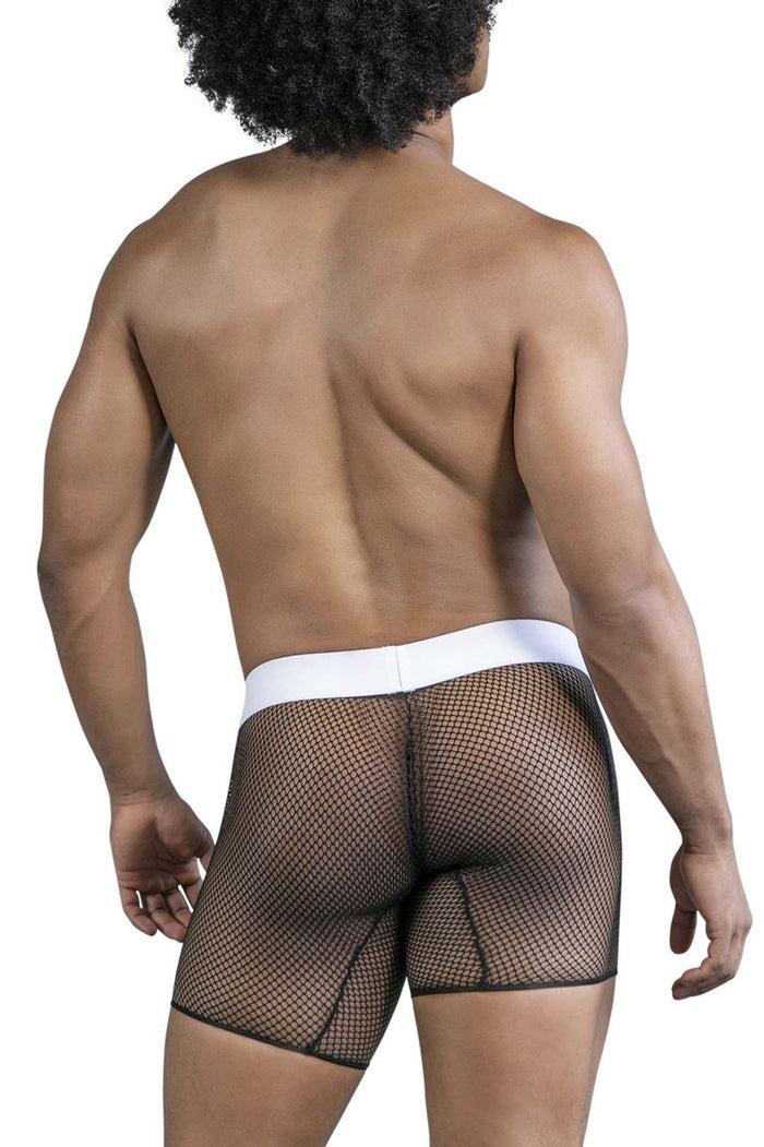 Clever Moda CandyMan 99834 Tuxedo Trunks Color Black