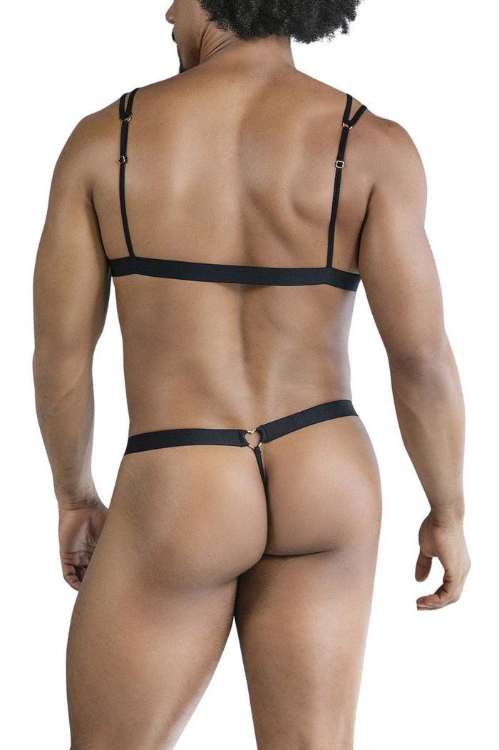 Clever Moda CandyMan 99838 Two Piece Outfit Color Black