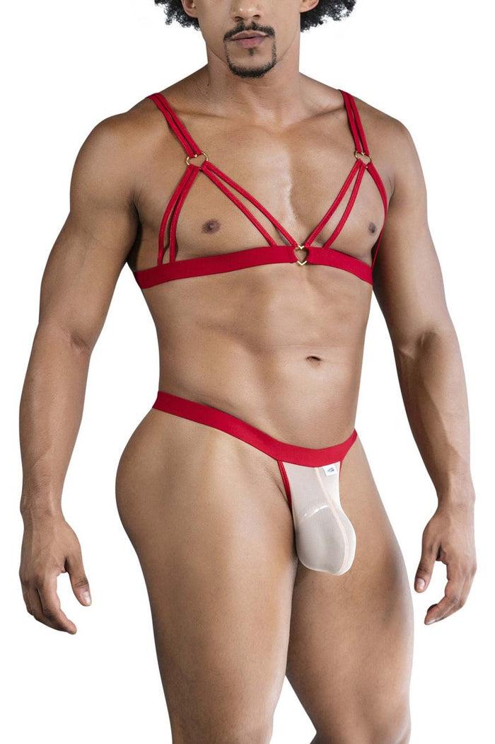 Clever Moda CandyMan 99838 Two Piece Outfit Color Red