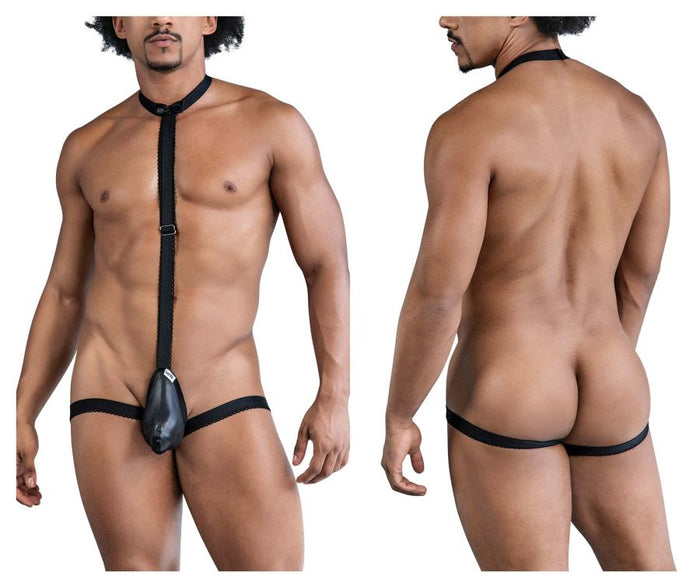 clever moda CandyMan 99839 Black Tie Thongs Color Black