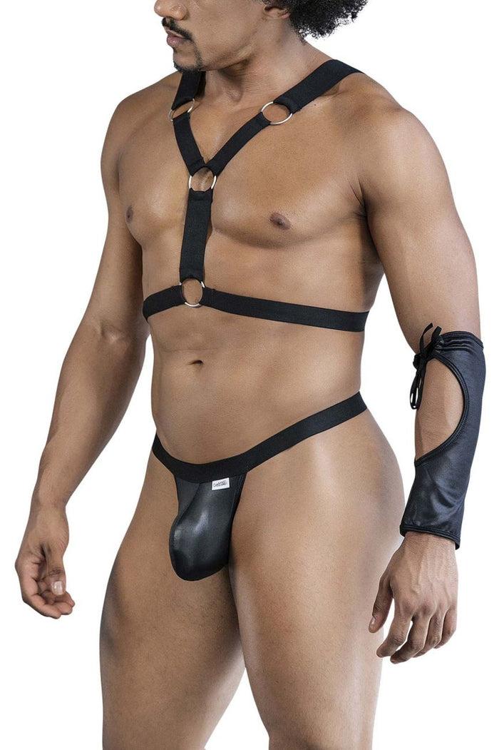 Clever Moda CandyMan 99850 Three Piece Outfit Color Black