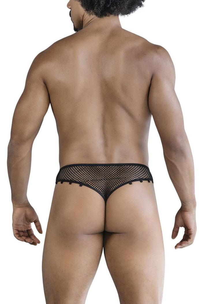 Clever Moda CandyMan 99860 Fishnet Thongs Color Black