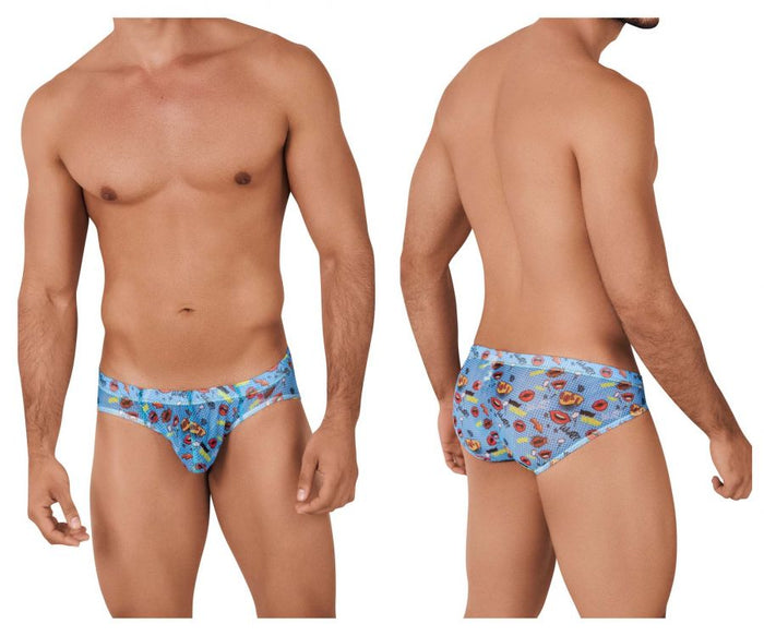 clever moda Clever 0608-1 Motivation Briefs Color Blue