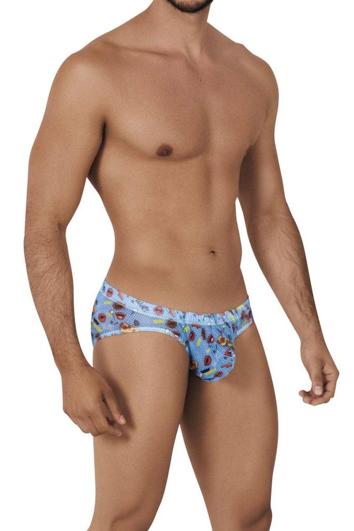 Clever Moda Clever 0608-1 Motivation Briefs Color Blue
