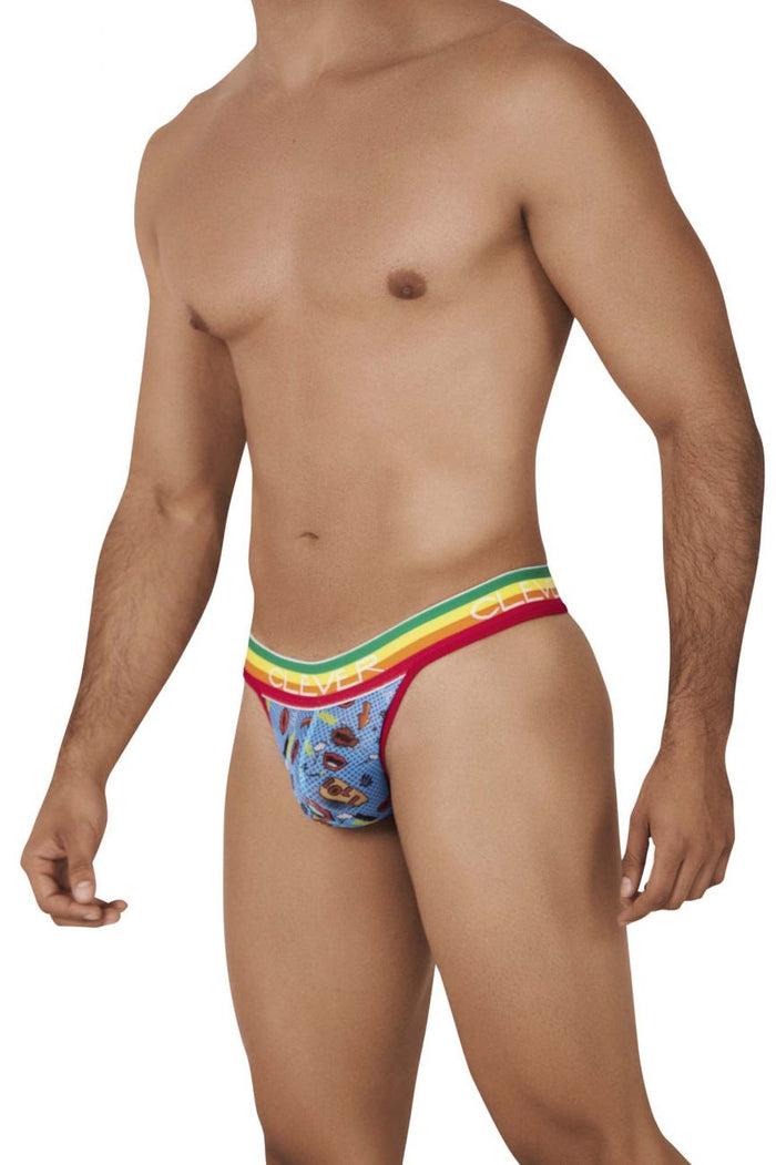 Clever Moda Clever 0609-1 Motivation Thongs Color Blue