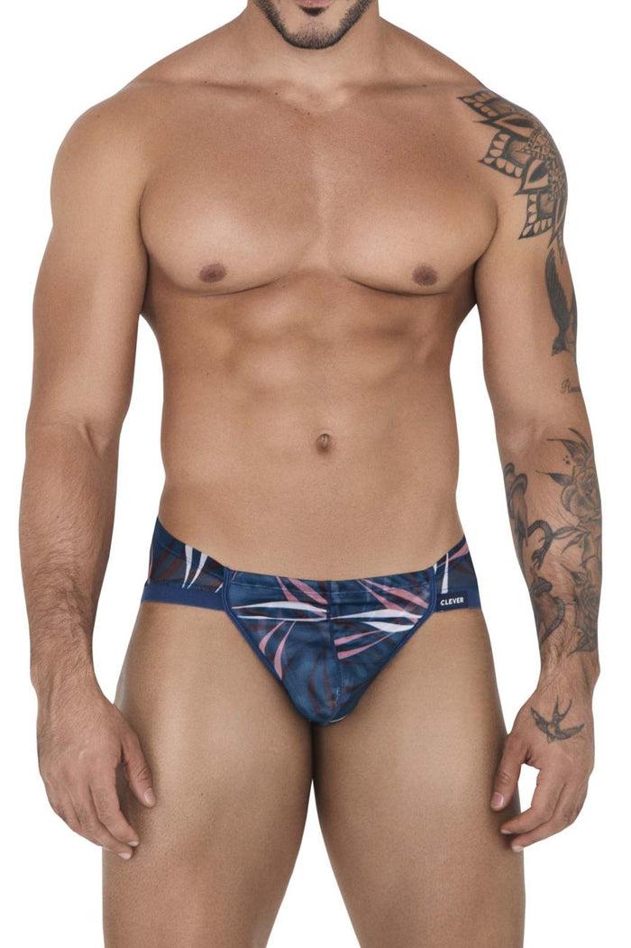 Clever Moda Clever 1525 Continental Briefs Color Petrol Blue