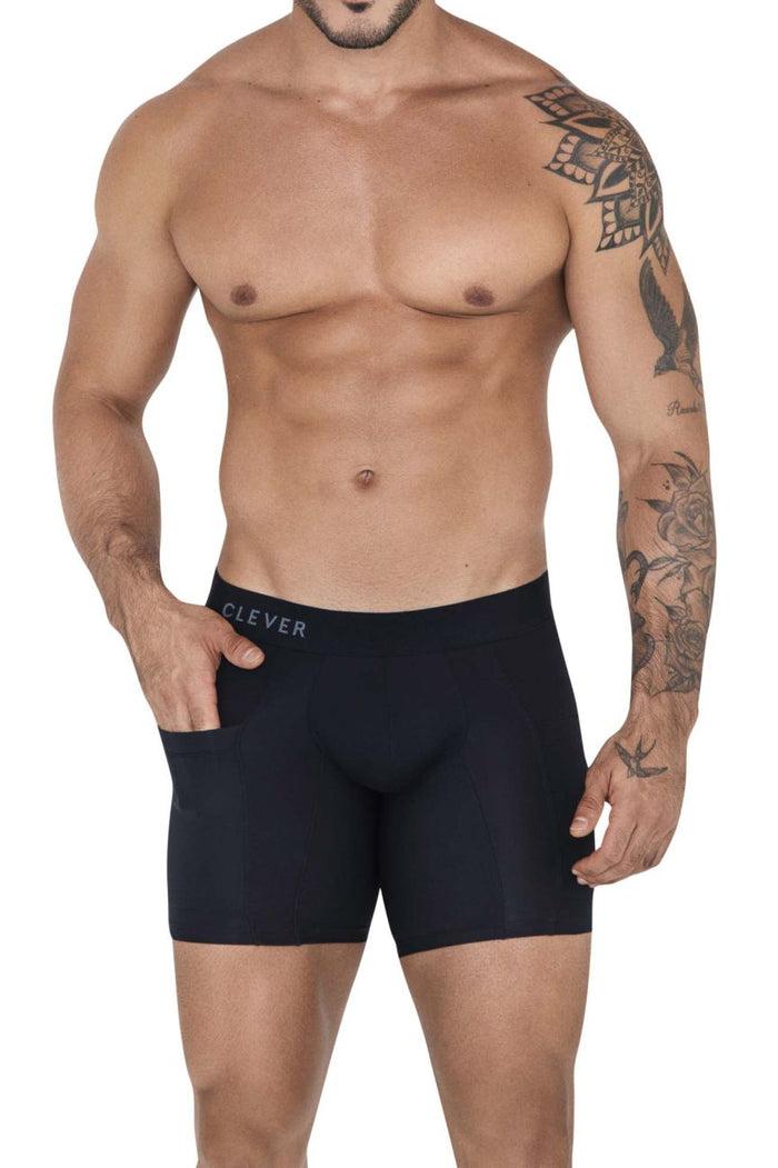 Clever Moda Clever 1528 Arctic Boxer Briefs Color Black