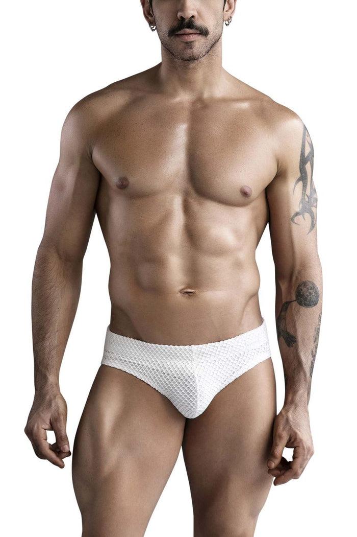 Clever Moda Clever 1743 Island Swim Briefs Color White