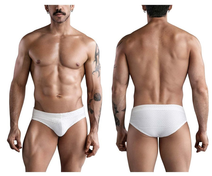 clever moda Clever 1743 Island Swim Briefs Color White