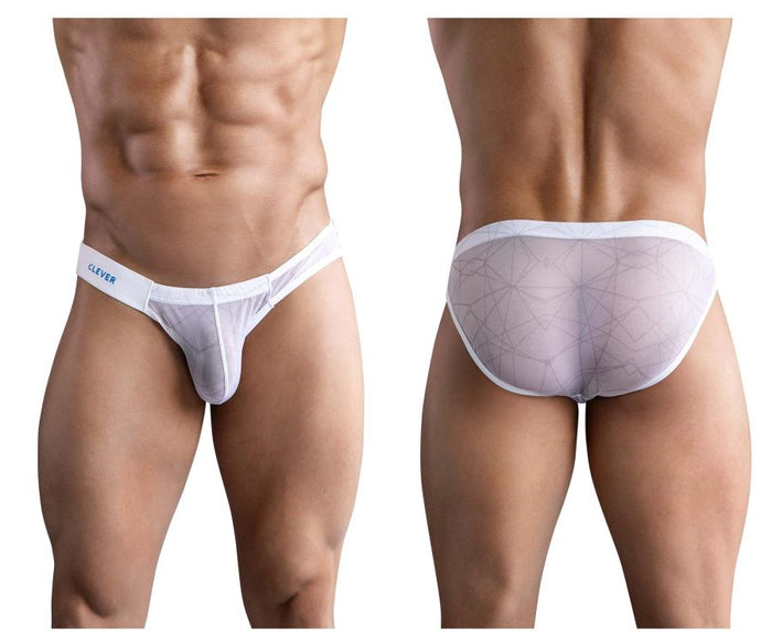 clever moda Clever 1747 Geometric Bikini Color White