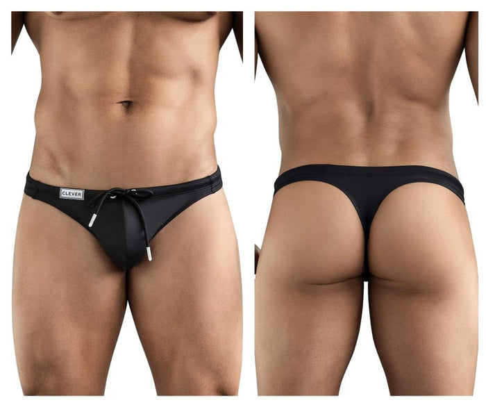clever moda Clever 1789 Rio Swim Thongs Color Black