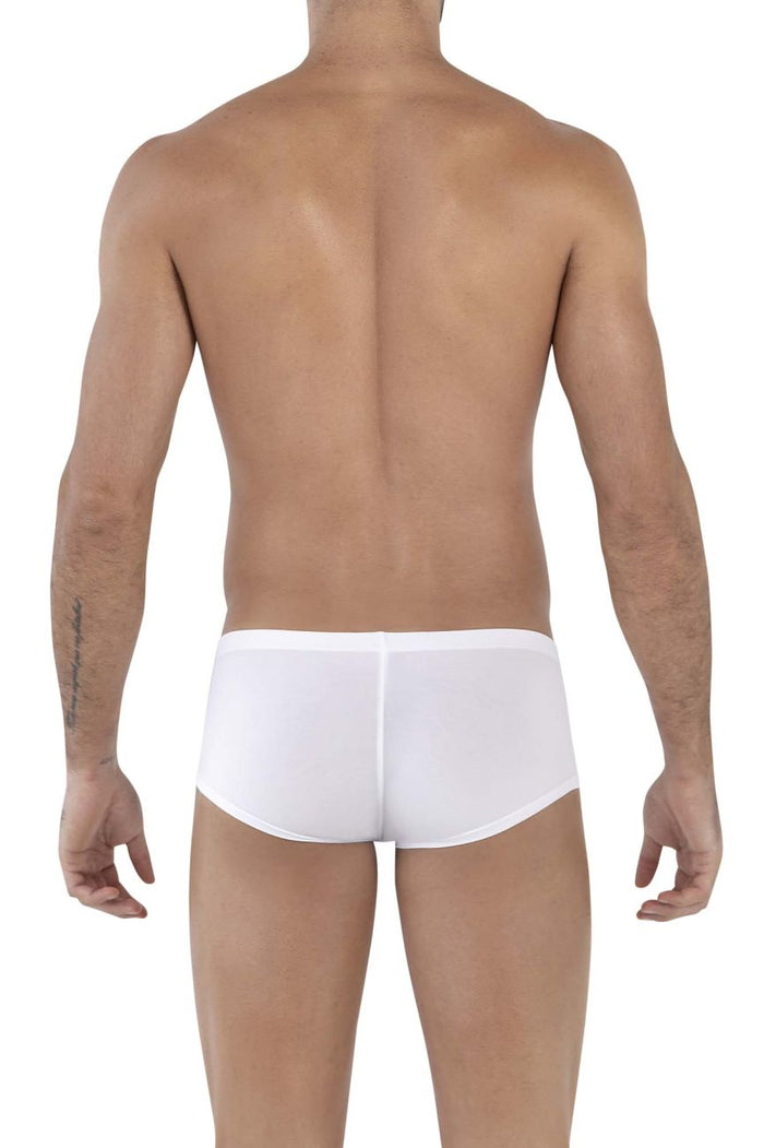 Clever Moda Clever 229930 3PK Australian Latin Trunks Color White-Black-Gray
