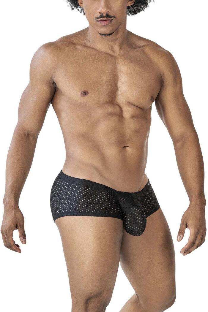 Clever Moda Clever 229947 3PK Autralian Latin Trunks Color Black-Red-Blue