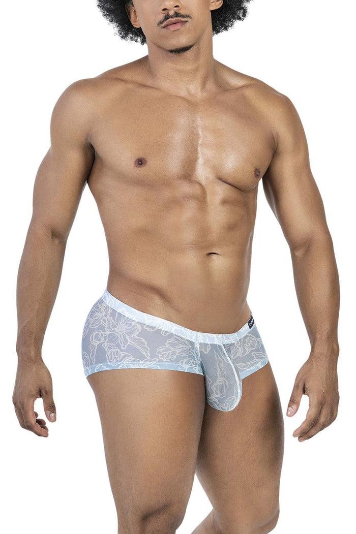 Clever Moda Clever 229948 3PK Autralian Latin Trunks Color Gray-Green-Blue