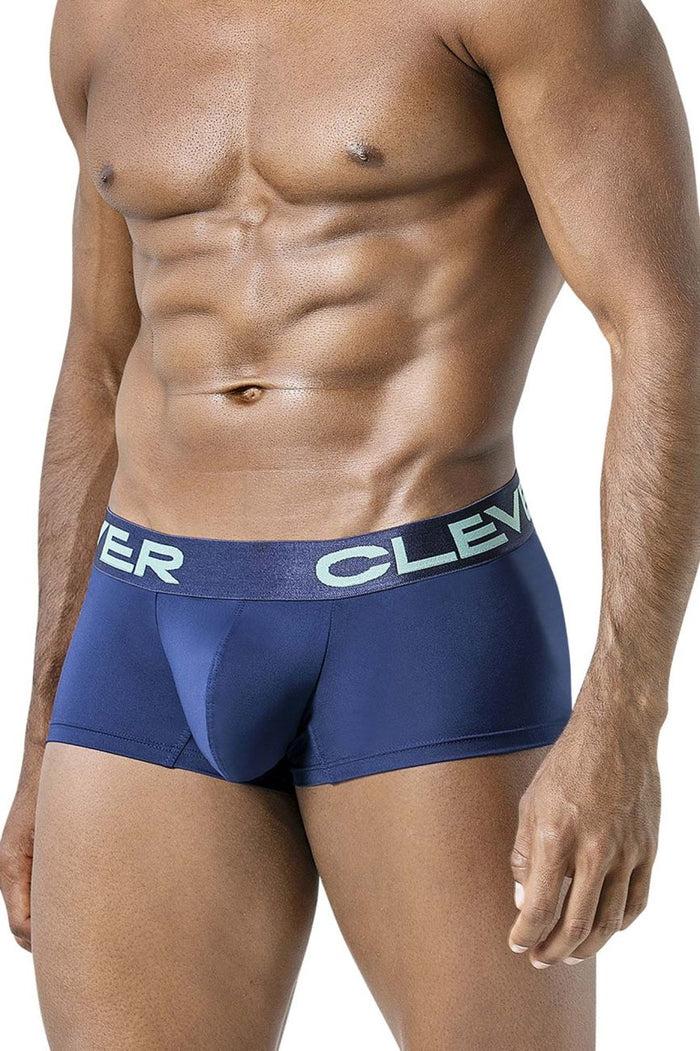 Clever Moda Clever 229953 3PK Australian Latin Trunks Color Beige-Blue-Green