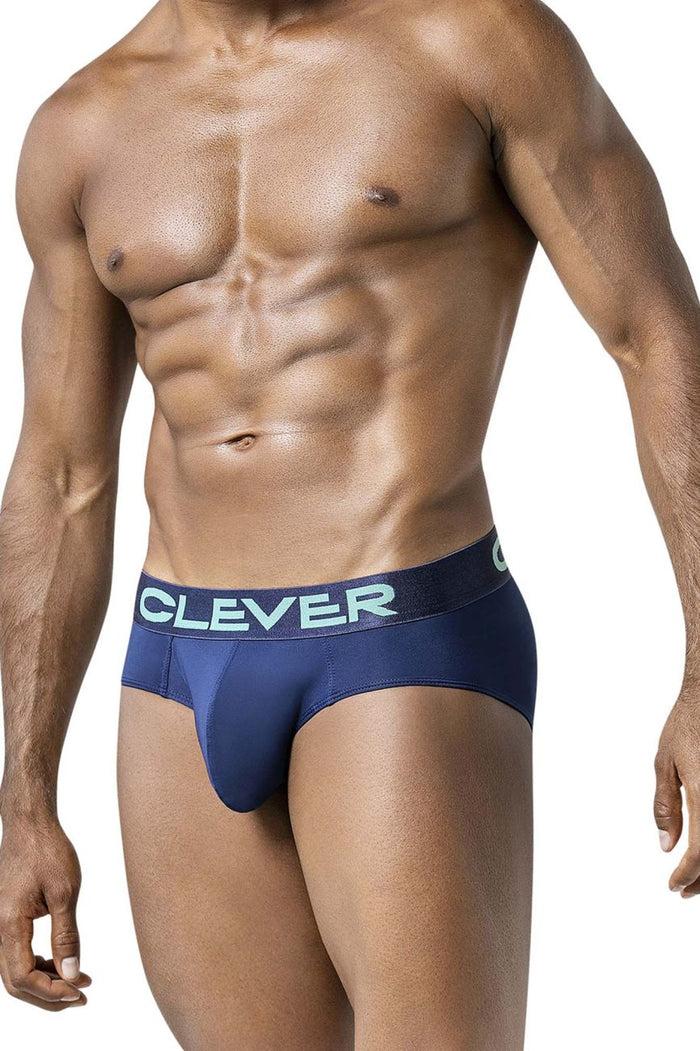 Clever Moda Clever 519968 3PK Australian Latin Briefs Color Beige-Blue-Green