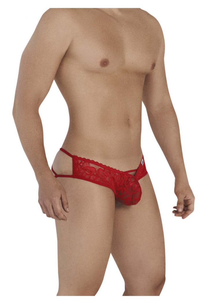 Clever Moda CandyMan 99535 Bow Jockstrap Color Red