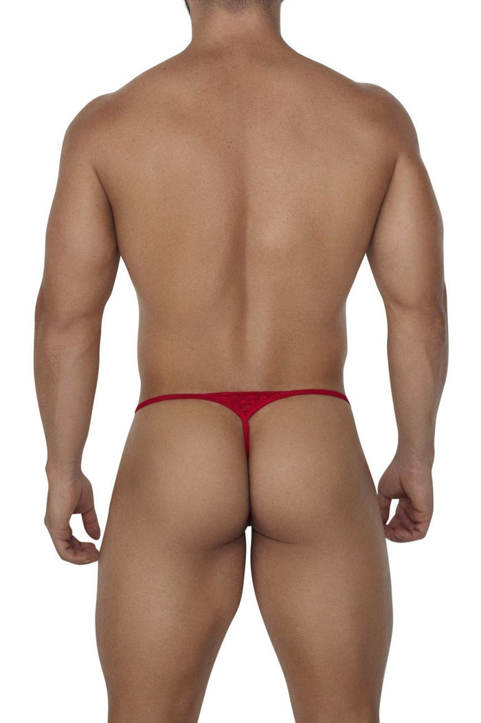 Clever Moda CandyMan 99685 Lace Thongs Color Red