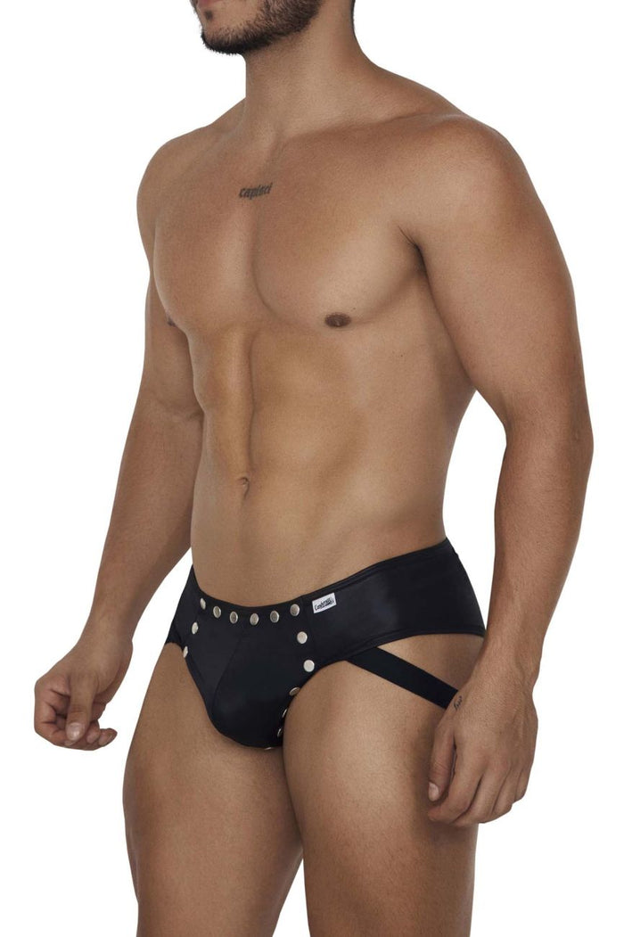Clever Moda CandyMan 99696 Jock Briefs Color Black