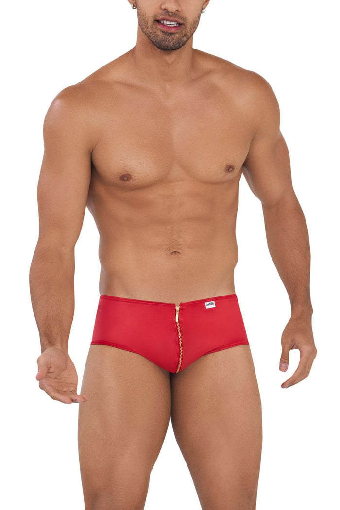 Clever Moda CandyMan 99704 Zip-it Briefs Color Red