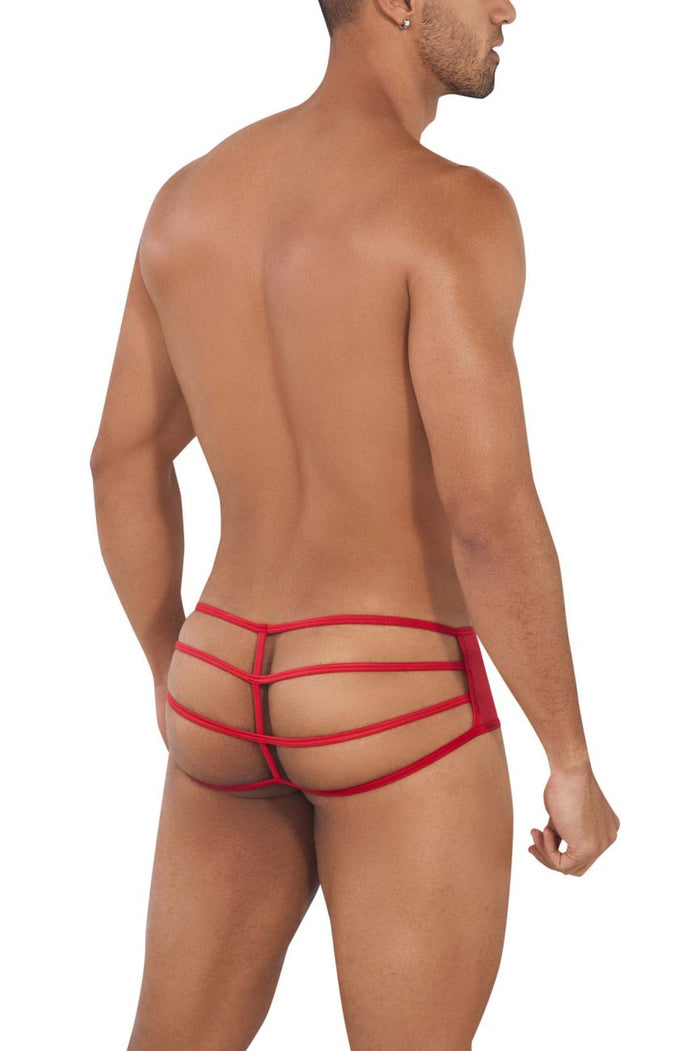 Clever Moda CandyMan 99704 Zip-it Briefs Color Red