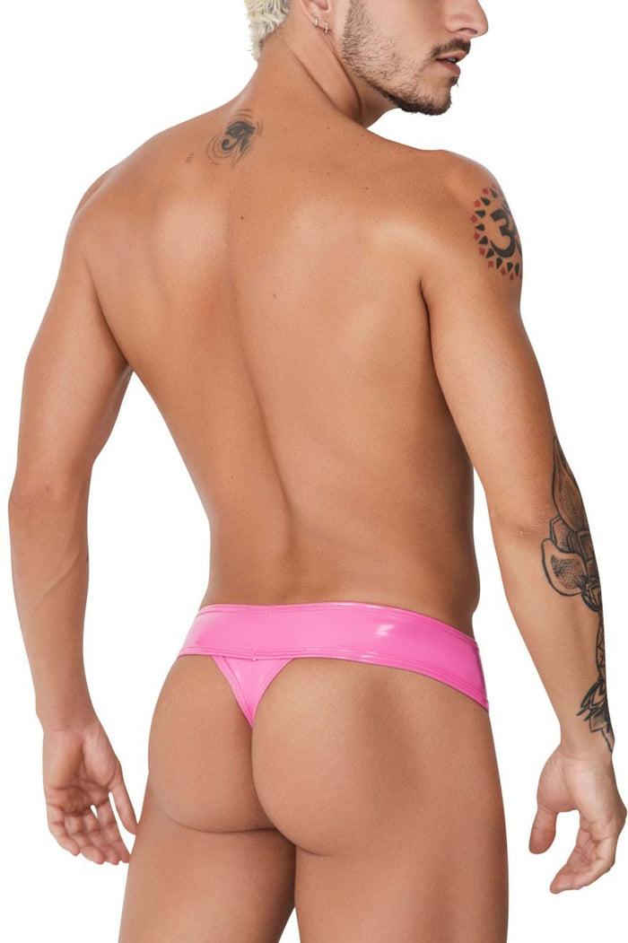 Clever Moda CandyMan 99742 Gloss Thongs Color Pink