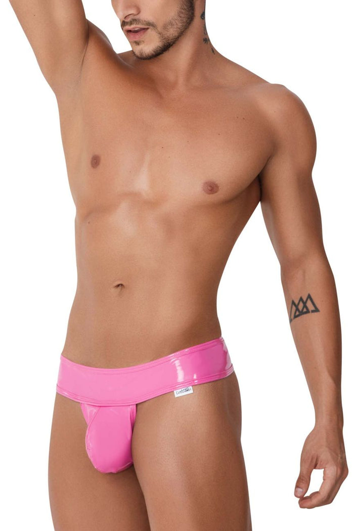Clever Moda CandyMan 99742 Gloss Thongs Color Pink