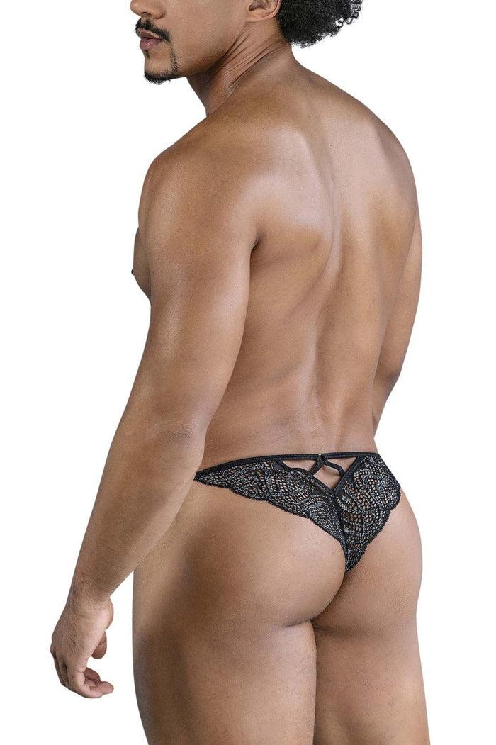 Clever Moda CandyMan 99829 Lace Thongs Color Black