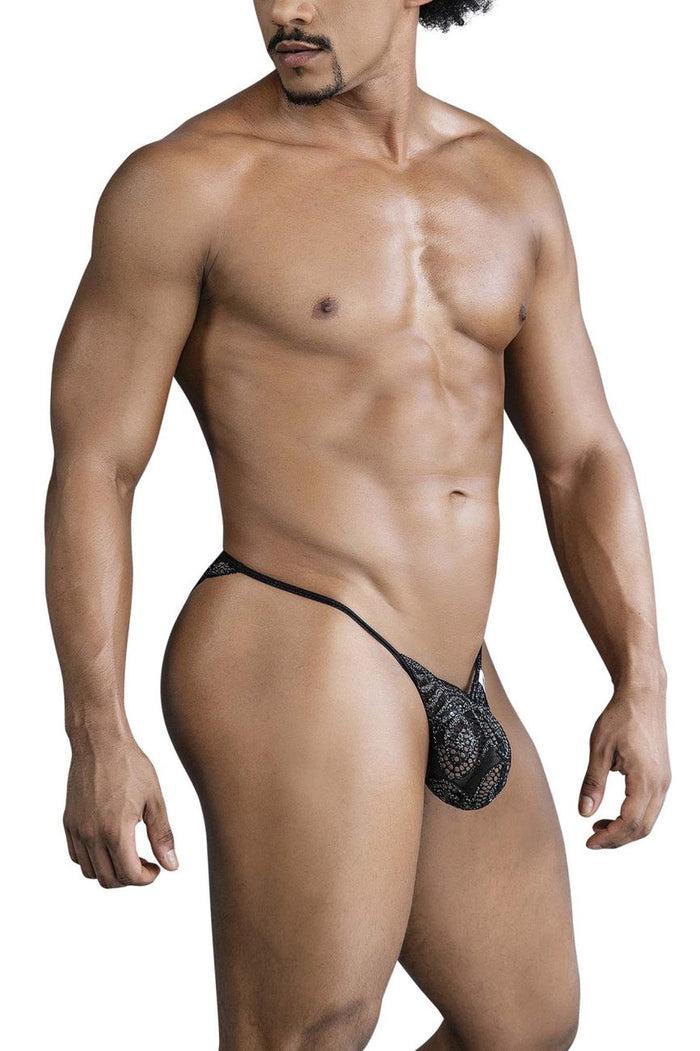 Clever Moda CandyMan 99829 Lace Thongs Color Black