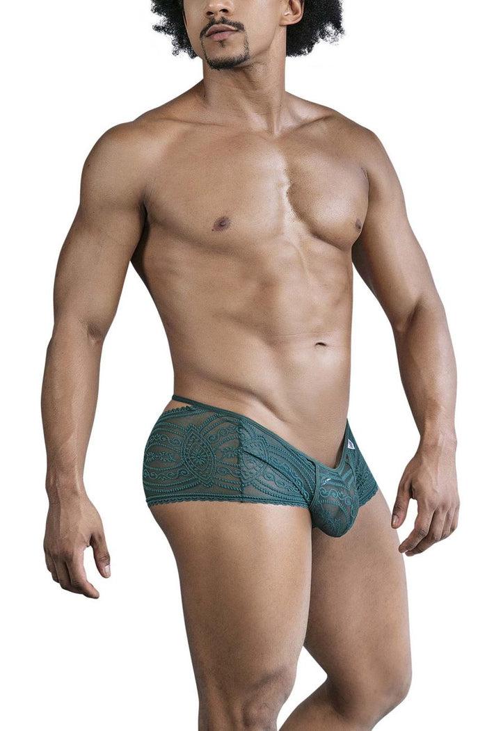 Clever Moda CandyMan 99857 Lace Trunks Color Green