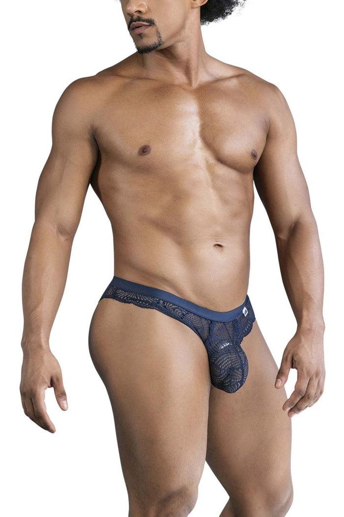 Clever Moda CandyMan 99868 Lace Briefs Color Navy