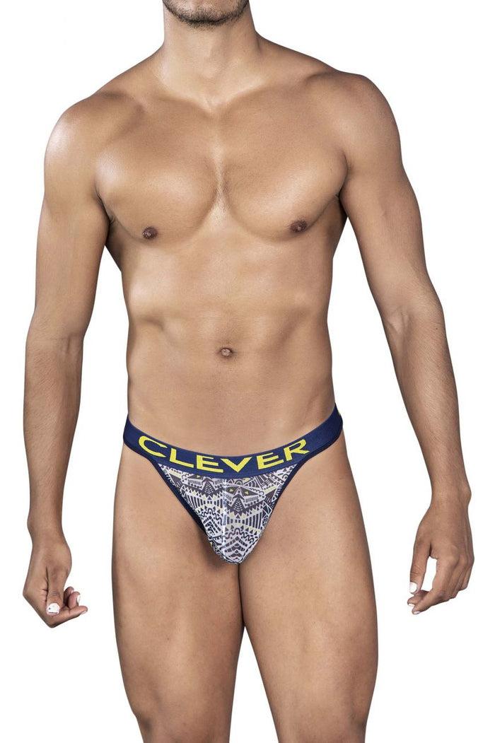 Clever Moda Clever 0921 Tribal Thongs Color White