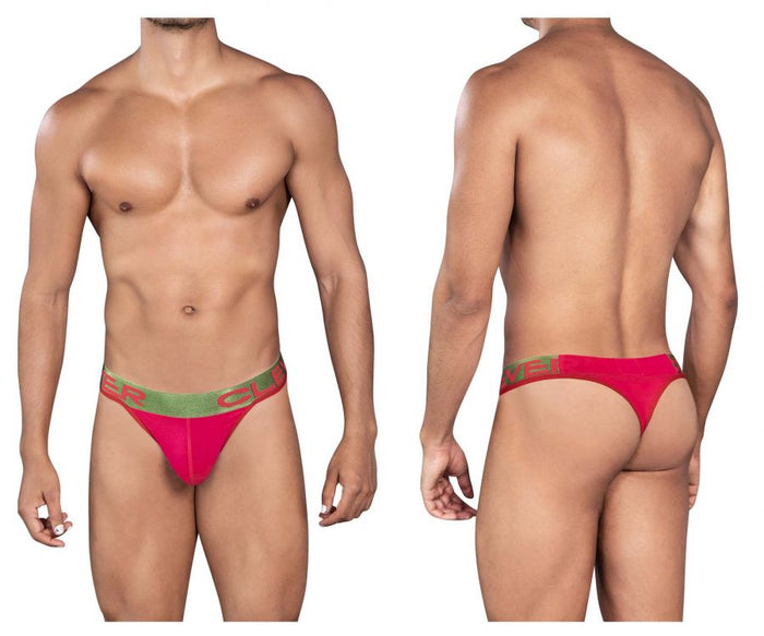 clever moda Clever 0924 Cerise Thongs Color Red