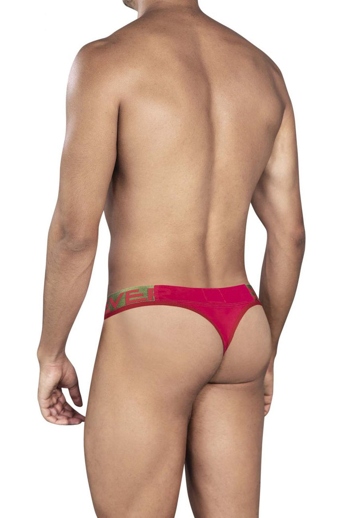 Clever Moda Clever 0924 Cerise Thongs Color Red