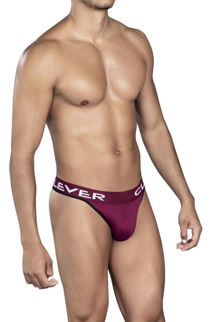 Clever Moda Clever 0940 Jasped Thongs Color Grape