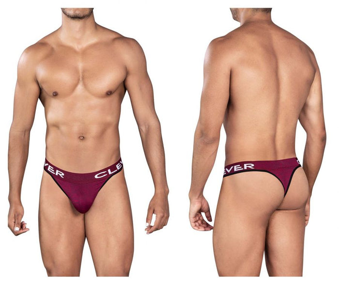 clever moda Clever 0940 Jasped Thongs Color Grape
