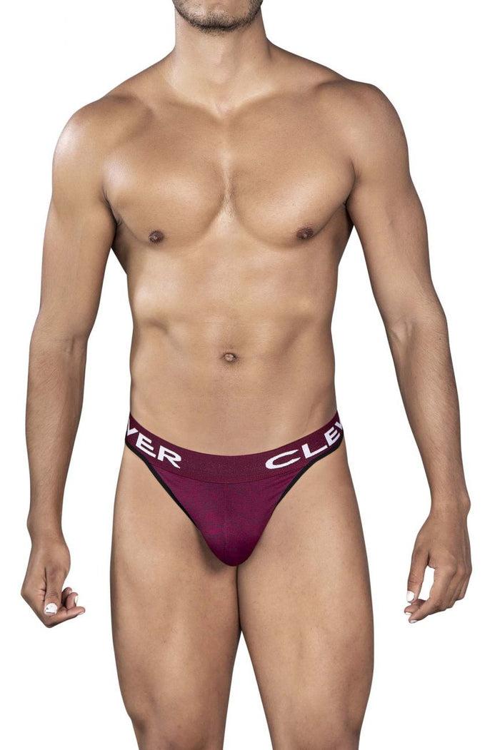 Clever Moda Clever 0940 Jasped Thongs Color Grape